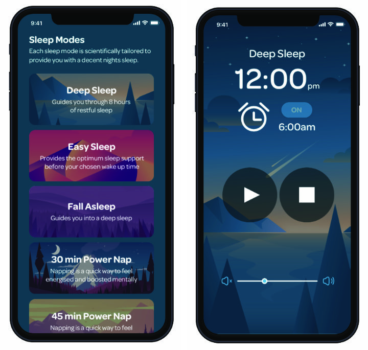 SleepHub App Screenshots